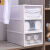 Qianyu 13L largedrawer storage box, single wardrobe, sorting box, storage boxlasticbabytransparent storage cabinet