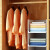 Bright flower wardrobe storage box layered partition shelf drawer type storage cabinet simple clothes storage box wardrobe underwear storage basket box sorting box bedroom dormitory artifact storage [1 pack] can be pulled up by 44 * 34 * 25cm