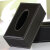 Upgrade flocking lining tissuestorage box household tissue box living room modern simple drawBox European leather napkin carton black sheepskin large