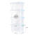 BaiCaoYuan plastic portable storage box fresh box sundries storage box sorting box 10L 4 Pack