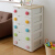 Alice iris eco friendly material thick non airtight 5-layer children's wardrobe drawer storage cabinet toy storage box storage cabinet