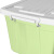 105 Lextra large green plastic storage box eco friendly storage box