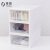 Jiabai thick plastic storage box drawer storage cabinet multi function wardrobe storage box sorting box shoe box 13L