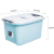 Sistra 48l large clothes storage boxeco friendly plastic sundry box portable handle toy storage box thick with pulley