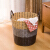 Shengni still imitates rattan weaving simple dirty clothes basket dirty clothes basket laundry basket storage basket large brown grey rice color matching