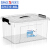 Spacexpert near right angle high permeability portable plastic storage box 40L medium desktop sundries plastic sorting box makeup jewelry storage box