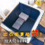 Oxford clothstorage box large steel frame sorting box clothes sundry storage box double-sided visible large 100L blue dots 1 Pack