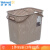 Wal Mart] Xi Tianlong plastic storage basket dirty clothes basket dormitory storage basket household clothes basket toy storage basket imitation rattan card l-7162