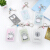 Jabisch transparent card case IC certificate cover key chain meal card student access control bus bank card cover with Bell