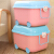 Shengni Shangpin cartoon storage bin medium children clothes snacks toys sealed storage box 2-piece