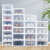 Iris eco friendly plastic transparent shoe box shoe cabinet