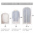 Monath thick clothes dust cover 10 piece set transparent dust bag hanging clothes dust proof suit cover hanging pocket household wardrobe coat cover cover clothes bag black edge 10 Piece Set