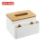 Jingdong jingzao simple tissue box creative northern European household bamboo multifunctional storage living room tea table bamboo wooden napkin drawer with multi-functional storage built-in free partition