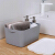 Japanese simple storage box multifunctional storage box toy storage box underwear storage box 4-piece gray