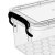 Kiyoshi high permeability plastic storage box five piece set desktop sundries storage box makeup snack storage box portable medicine box