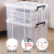 Tenma Japan Tianma Co., Ltd. [thick HD transparent] [no odor] storage box largestorage box 46 liters, 1 large