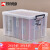 Tenma Japan Tianma Co., Ltd. [thick HD transparent] [no odor] storage box largestorage box 46 liters, 1 large