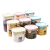 Accor rice can sealed grain can 8-piece set kitchen storage tank cereal grain storage box milk powder can food can buckle design (600ml * 3 + 800ml * 3 + 1L * 2)