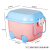 Shengni Shangpin cartoon storage bin medium children clothes snacks toys sealed storage box 2-piece