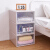 [3 sets of 40L with pulley] vengo storage box drawer storage cabinet extra largetransparentplastic clothing cabinet 3 sets