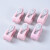 Quilt holder anti running buckle safety needle free bed sheet cover angle setter sheet fixing clip antiskid device light pink [6 pack]