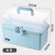 Visitor FK large multi-functional storage boxlastic medicine box family medicine box first aid kit medicine storage box baby cosmetic box medical box home medicine box standard blue medium 3-floor [recommend 3-person family type]