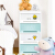 Xitianlong no installation storage cabinet seam storage cabinet children's simple wardrobe underwear bedside table baby toy storage box Snack cabinet 4 layers