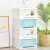 Xitianlong no installation storage cabinet seam storage cabinet children's simple wardrobe underwear bedside table baby toy storage box Snack cabinet 4 layers