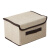 Huixun foldable cloth art storage small storage box cloth art finishing box basket desktop covered storage small foldable household wardrobe underwear storage box