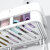 Shangrane strong traceless non perforated bathroom shelf 2 sets of kitchen shelf storage rack toilet shelf soap box towel rack (square European white)