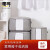 Huixun quiltstorage bag quilt non woven finishing bag moving luggage packing bag gray horizontal