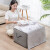 Huixun quiltstorage bag quilt non woven finishing bag moving luggage packing bag gray horizontal