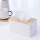 Small square bamboo cover tissue box