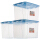 22L portable toy storage box, 3 in blue