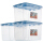 10L portable toy storage box, 3 in blue